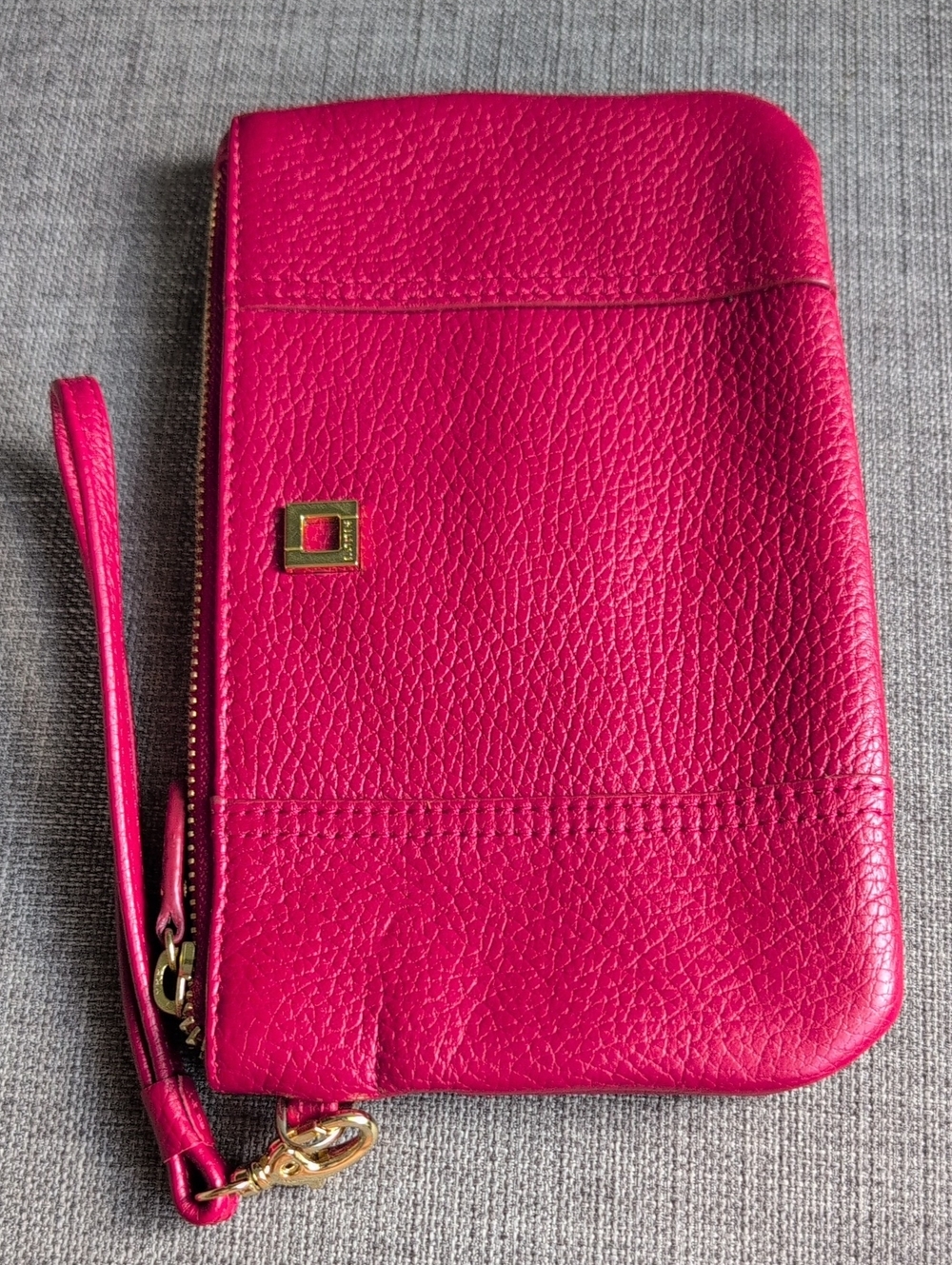 Lodis Women’s Wristlet Clutch - Red Leather